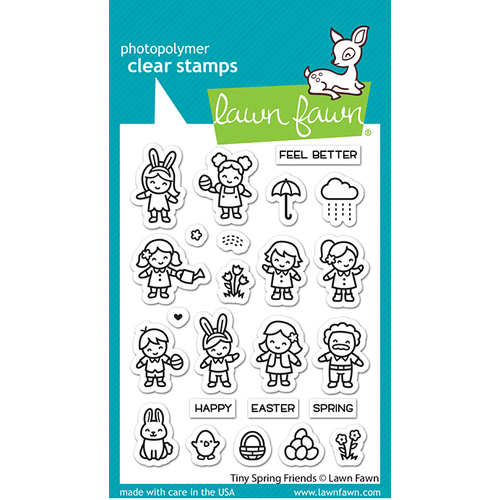 Lawn Fawn Tiny Spring Friends Stamp