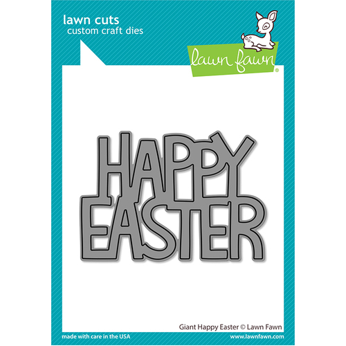 Lawn Fawn Giant Happy Easter Die