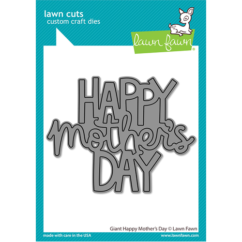 Lawn Fawn Giant Happy Mother's Day Die