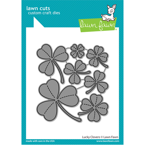 Lawn Fawn Lucky Clovers Die