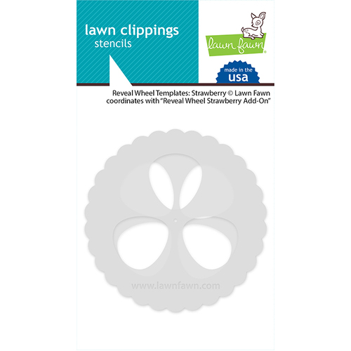 Lawn Fawn Reveal Wheel Strawberry Template Stencil