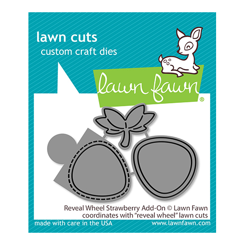 Lawn Fawn Reveal Wheel Strawberry Add-on Die