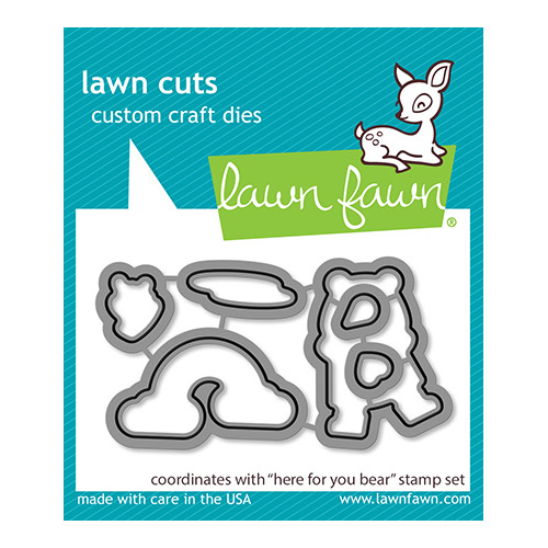 Lawn Fawn Here for You Bear Die