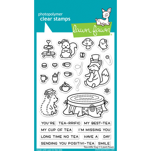 Lawn Fawn Tea-rrific Day Stamp