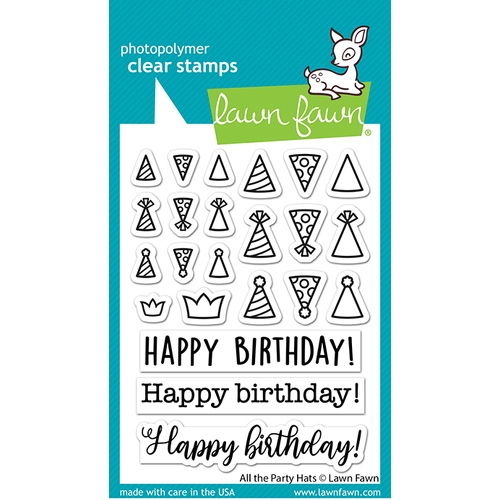 Lawn Fawn All the Party Hats Stamp