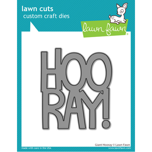 Lawn Fawn Giant Hooray Die