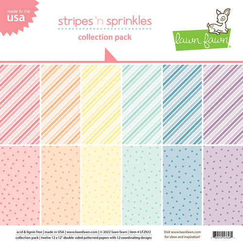 Lawn Fawn Stripes 'n Sprinkles Collection Pack