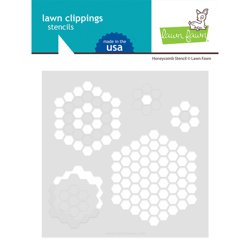 Lawn Fawn Honeycomb Stencil