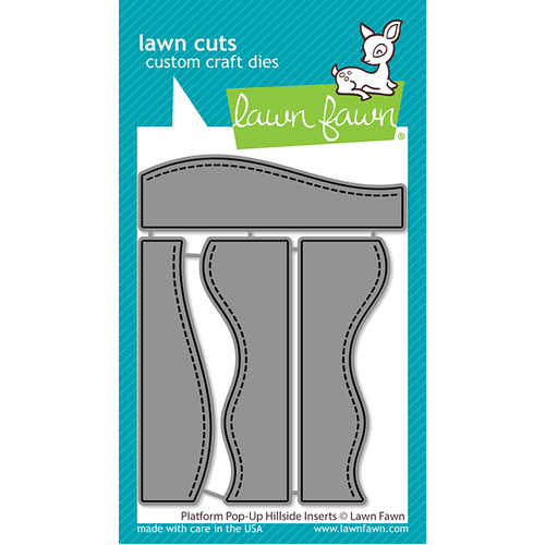 Lawn Fawn Platform Pop-up Hillside Inserts Die