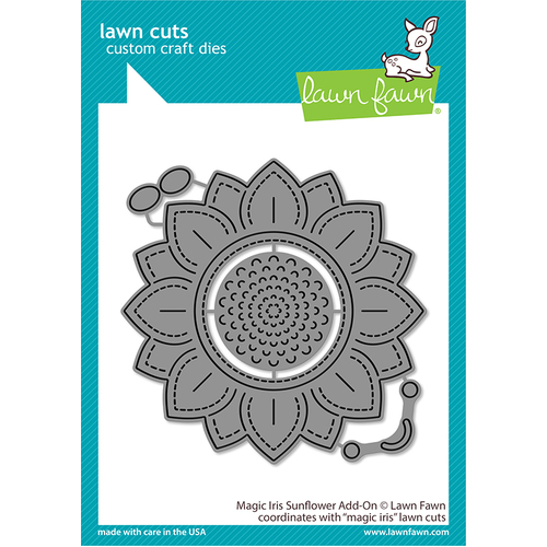 Lawn Fawn Magic Iris Sunflower Add-on Die