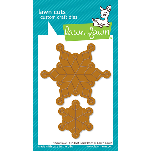Lawn Fawn Snowflake Duo Hot Foil Plate