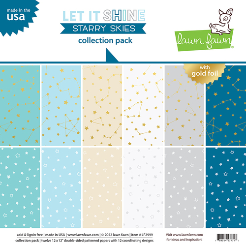 Lawn Fawn Let it Shine Starry Skies Collection Pack