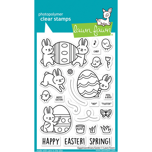 Lawn Fawn Eggstraordinary Easter Stamp