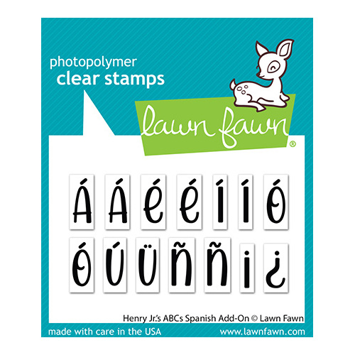 Lawn Fawn Henry Jr's ABCs Spanish Add-on Stamp