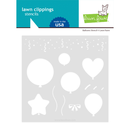 Lawn Fawn Balloons Stencil