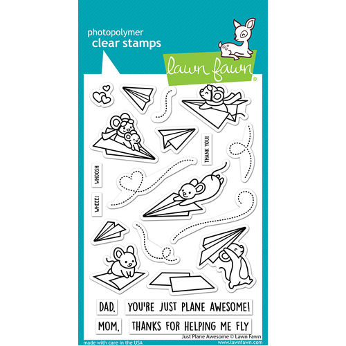Lawn Fawn Just Plane Awesome Stamp