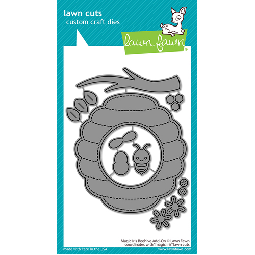 Lawn Fawn Magic Iris Beehive Add-on Die
