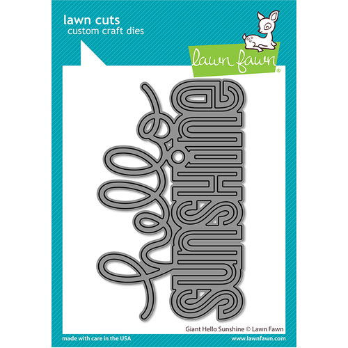Lawn Fawn Giant Hello Sunshine Die