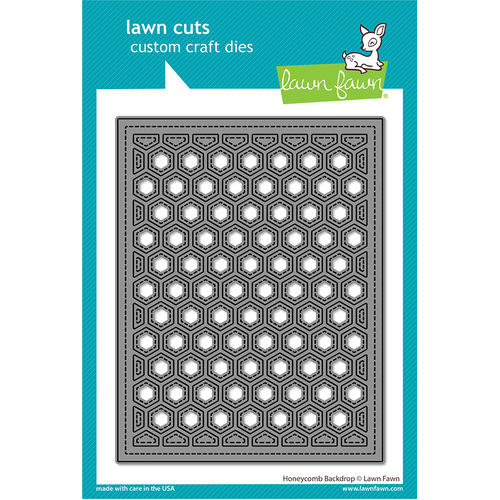 Lawn Fawn Honeycomb Backdrop Die