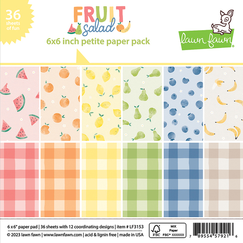 Lawn Fawn Fruit Salad Petite Paper Pack