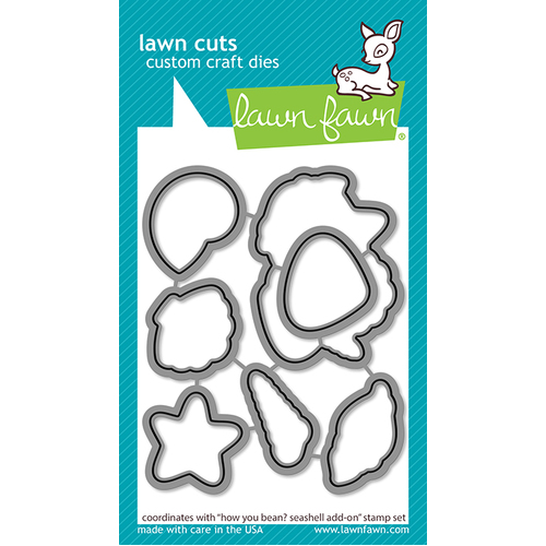 Lawn Fawn How You Bean? Seashell Add-On Die