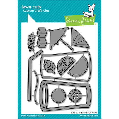 Lawn Fawn Build-a-Drink Die