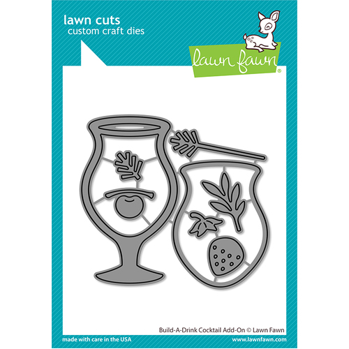 Lawn Fawn Build-a-Drink Cocktail Add-On Die