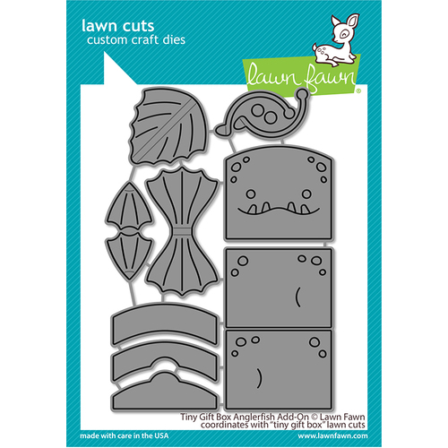 Lawn Fawn Tiny Gift Box Anglerfish Add-On Die
