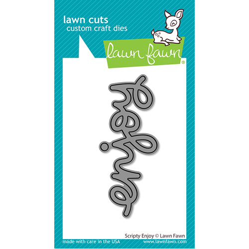 Lawn Fawn Scripty Enjoy Die
