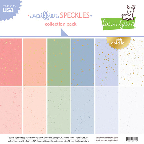 Lawn Fawn Spiffier Speckles Collection Pack