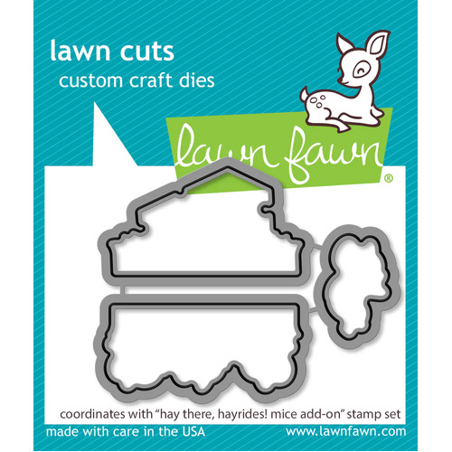 Lawn Fawn Hay There, Hayrides! Mice add-on Die