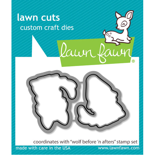 Lawn Fawn Wolf Before 'n Afters Die