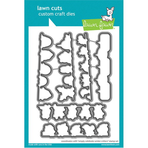 Lawn Fawn Simply Celebrate Winter Critters Die