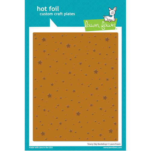 Lawn Fawn Starry Sky Background Hot Foil Plate