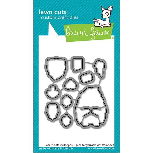 Lawn Fawn Porcu-pine For You Add-on Die