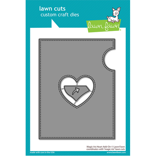 Lawn Fawn Magic Iris Heart Add-on Die