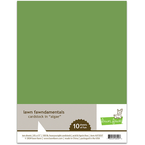 Lawn Fawndamentals Cardstock - Algae
