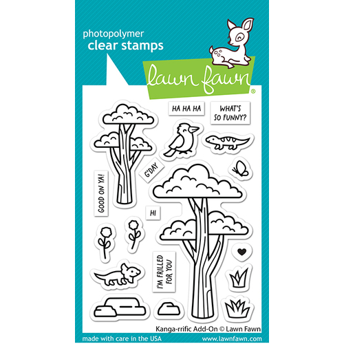 Lawn Fawn Kanga-rrific Add-on Stamp