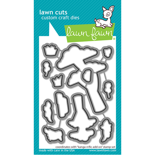 Lawn Fawn Kanga-rrific Add-on Lawn Cuts Die