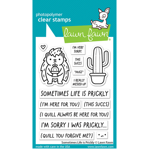Lawn Fawn Sometimes Life is Prickly Stamp
