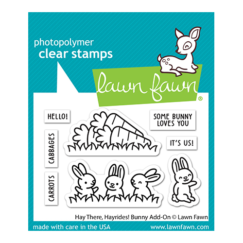 Lawn Fawn Hay There, Hayrides! Bunny Add-on Stamp