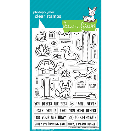 Lawn Fawn Critters In The Desert Stamp