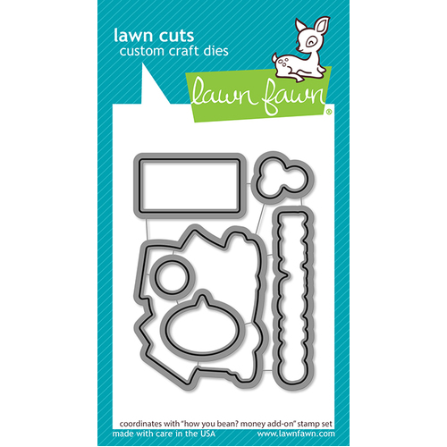 Lawn Fawn How You Bean? Money Add-On Lawn Cuts Die