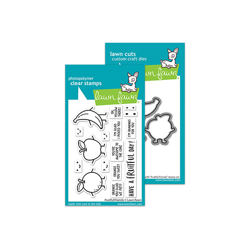 Lawn Fawn Fruitful Friends Stamp & Die Bundle