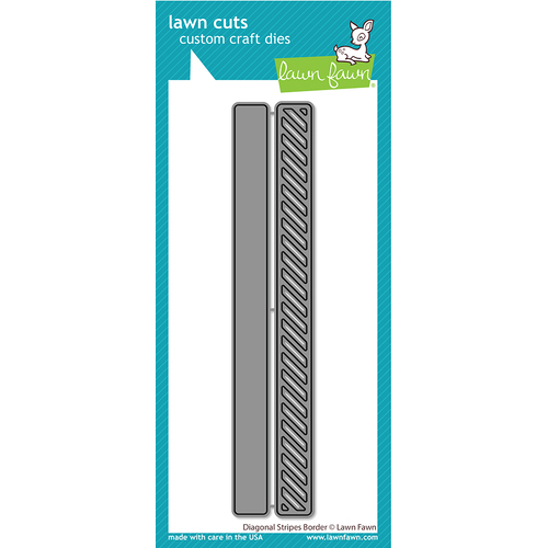 Lawn Fawn Diagonal Stripes Border Die