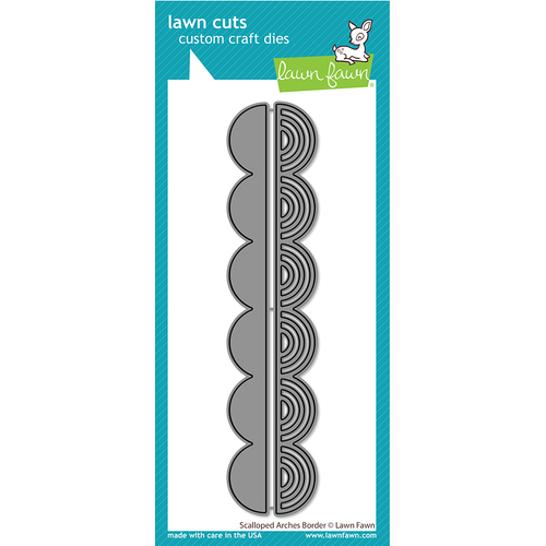 Lawn Fawn Scalloped Arches Border Die
