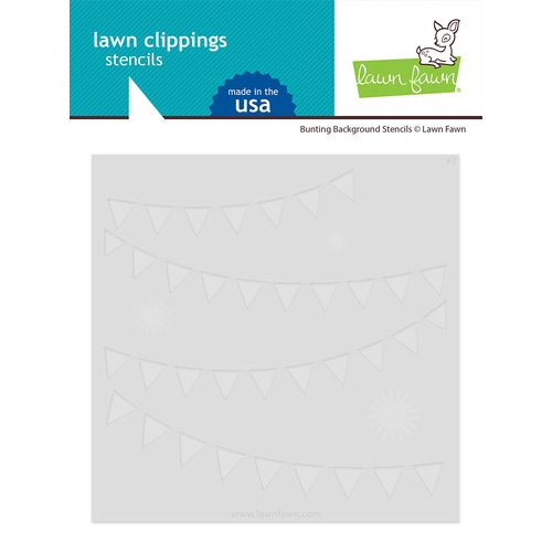 Lawn Fawn Bunting Background Stencils