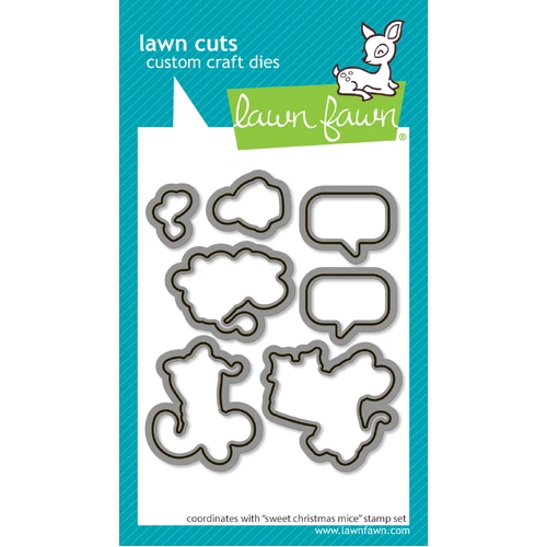 Lawn Fawn Sweet Christmas Mice Lawn Cuts Die