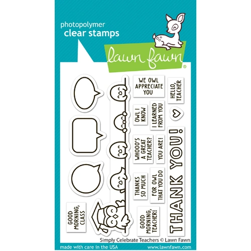 Lawn Fawn Simply Celebrate Teachers Stamp