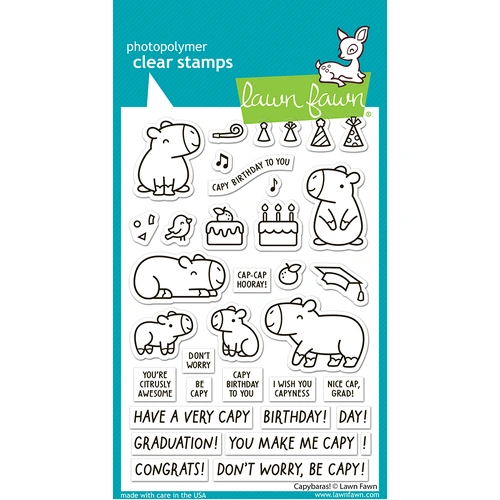 Lawn Fawn Capybaras! Stamp